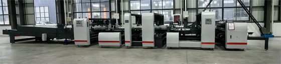 Máquina de pegamento de carpetas de caja corrugada Máquina de pegado de caja automática completa 45KW JH-2800F-P