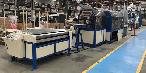 Protector de borde simétrico y asimétrico de L Tamaño 30-110 mm Máquina de protección de borde de papel con velocidad máxima de 70 m / min.