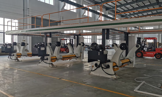 Línea de producción de máquinas de panal de miel de papel continuo 65KW HZX-2000PC800