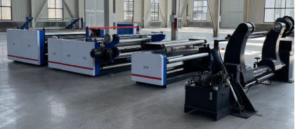 Máquina de laminado de papel de película de plástico de rollo a rollo 150m/min 200 - 450gm papel gramo