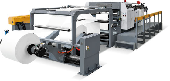 Máquina de corte de hojas de papel de alta velocidad de dos rollos Máquina de corte de papel de precisión servo
