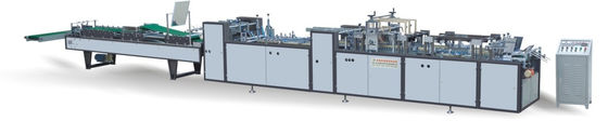 240m/min Máquina de pegamento de carpetas Máquina de pegado automática de bloqueo de trituración