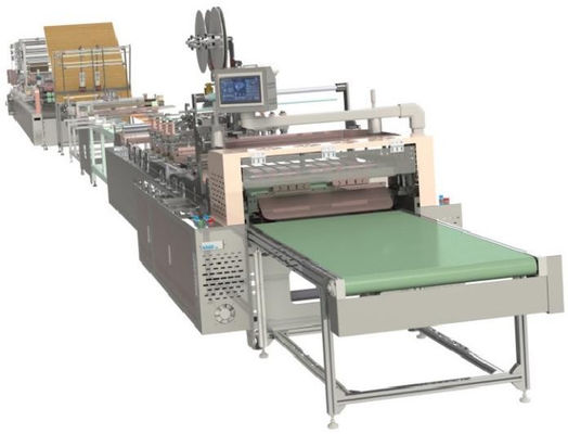 Máquina de hacer bolsas de papel de panal de miel corrugada de 380V 25KW YNFWD-650