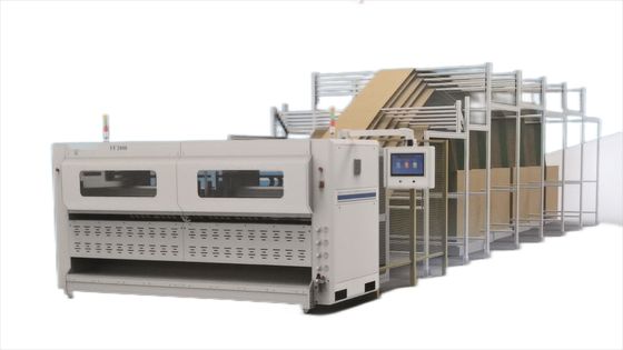 Máquina para hacer cajas de cartón automáticas de fanfold 2800mm anchura máxima FF2800