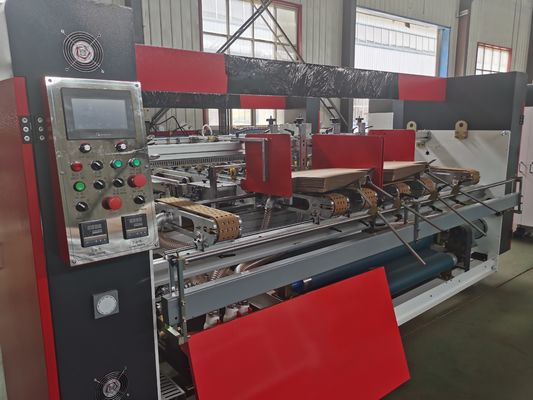 Máquina de pegamento de carpetas de cartón semiautomática 16KW para cartón de dos piezas MH-3000Z