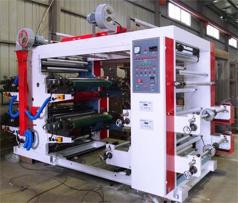 Máquina automática de impresión flexográfica de 4 colores de 21 kW Equipo de impresión flexográfica