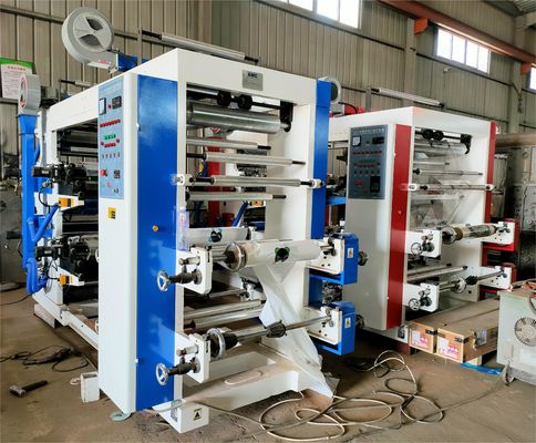 Máquina de impresión de flexografía a color de 21 kW 6 191 mm - 714 mm longitud YT-600-6C
