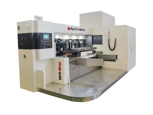 Guía de líneas de pegamento de la impresora Flexo-Slotter-Die Cutter-Folder para un embalaje corrugado eficiente