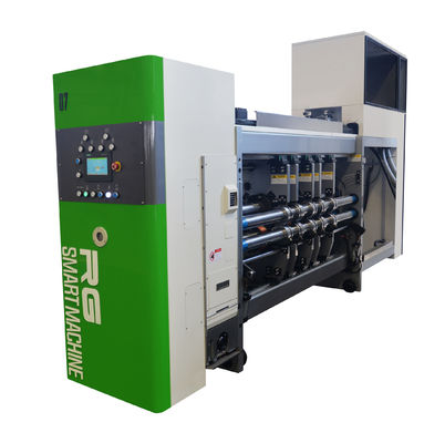 Guía de líneas de pegamento de la impresora Flexo-Slotter-Die Cutter-Folder para un embalaje corrugado eficiente