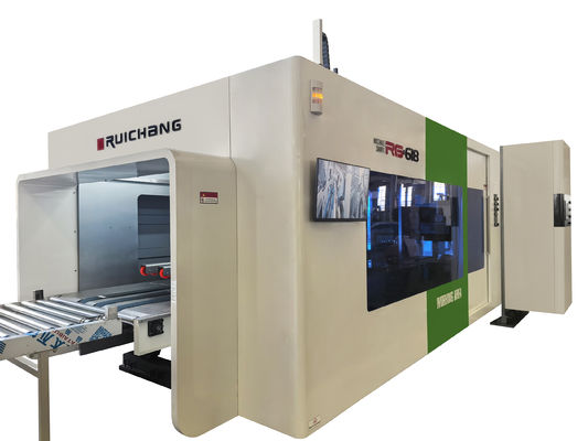 Guía de líneas de pegamento de la impresora Flexo-Slotter-Die Cutter-Folder para un embalaje corrugado eficiente